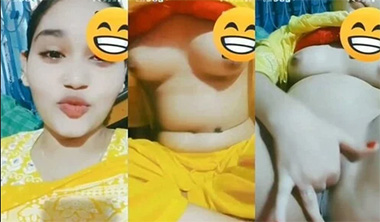 Desi Hot Girlfriend Fingering Viral Video