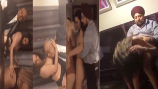 Rich Punjabi NRI Businessmen Dirty Party