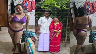 Desi Hot Married Tamil Wife Showing Big Boobs